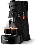 Philips Senseo Select CSA240/20 Kaffeepadmaschine (Kaffeestärkewahl Plus, Memo-Funktion, aus recyceltem Plastik), Schwarz Eco