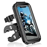 BTNEEU Handyhalterung Motorrad Wasserdicht Universal Fahrrad Handyhalterung Lenker 360° Drehbar Roller Smartphone Handyhalter Anti-Vibration Handy Halterung Moped für 5,5-7,0 Zoll Smartphone