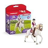 schleich 42540 HORSE CLUB Sofia & Blossom, 10 Teile Spielset mit schleich Pferde Figur und vollbeweglicher Mädchenfigur, Spielzeug für Kinder ab 5 Jahren