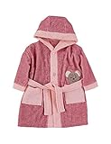 Sterntaler Baby - Mädchen Bademantel Mabel Bathrobe, Rosa, 98/104