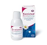 Kamistad Chlorhexidin Mundspülung - bei empfindlichem Zahnfleisch als ergänzende Pflege für eine gute Mundhygiene - antibakteriell - hilft, Karies vorzubeugen - 1 x 150 ml