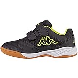 Kappa Kinder Hallenschuhe Kickoff Kids 260509K Black/Yellow 32