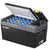 BougeRV CRPRO Kompressor Kühlbox 12v, 20 Liter Auto Kühlbox(-22℃~10℃), 12/24V DC &110-240V AC Tragbarer Auto Kühlschrank, 12v Kühlschrank, für Auto, Camping, Reisen (Aktualisierte Version)