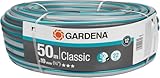 Gardena Classic Schlauch 19 mm (3/4 Zoll), 50 m: Universeller Gartenschlauch aus robustem Kreuzgewebe, 22 bar Berstdruck, UV-beständig, ohne Systemteile, 12 Jahre Garantie, verpackt (18025-20)