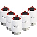 Danfoss Thermot Thermischer Stellantrieb Fussbodenheizung 088H3220 Stellmotor (5 Danfoss Stellantriebe (12,15 EUR/ Stück))