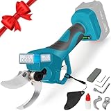 VKE Akku Astschere Max 40mm Schneiddurchmesser 600W ProfessionelleSchnurlose Elektrische Gartenschere mit LED Anzeige kompatibel mit 18V Makita-Akku akku gartenschere(Batterie nicht enthalten)