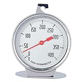 Ofenthermometer, 0~400 ℃ Backofen Thermometer Edelstahl Backofen Thermometer Multifunktions Küchen Lebensmittel Temperaturanzeige zum Backen BBQ & Kochen
