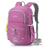 HALOVIE Kinderrucksack 12L mit Brustgurt Jungen & Mädchen für 3-8 Jährige, komfortabler Wanderrucksack Kinder