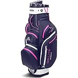 Big Max Dri Lite Silencio 2 Cartbag - Wasserabweisende Golftasche stahlblau pink