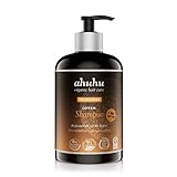 ahuhu THICKENING Coffein Shampoo XXL (500ml) - Bio-Koffein Shampoo für dickeres & kräftiges Haar, belebt die Kopfhaut & aktiviert die Haarwurzeln, Flasche aus 100% recyceltem Plastik, vegan