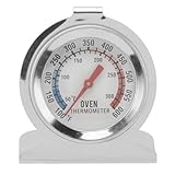Ofenthermometer, Hochpräzises Hitzebeständiges Überwachungsthermometer aus Edelstahl, Küchenkochofenthermometer Für Küchenkühlschrank