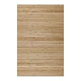 STORESDECO Teppich aus natürlichem Bambus, rutschfest, ideal für Wohnzimmer, Badezimmer, Flure usw. Erhältlich in großen Größen (120 cm x 180 cm, Hellbraun)
