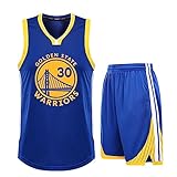 Basketball Trikot Curry Warrior Trikot Kinder Herren Basketball Trikot Kinder Basketball Shirt NBA Basketball Shorts A