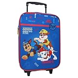 Vadobag Paw Patrol Trolley Koffer 12 L Jungen Handgepäck Kinder Kinderkoffer Reisekoffer Spielzeug Kindertrolley Innenmaße: 40 x 30 x 10 cm