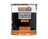 Rostio Rostschutzgrundierung | Kunstharz Rostschutzfarbe weißgrau | Rostschutz & Korrosionsschutz