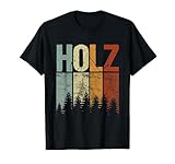 Holzfäller Kettensäge Wald Bäume Holz Stabschläger Geschenk T-Shirt