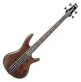 Ibanez GSRM20 GIO Series MiKro Short Scale Electric Bass Guitar - Walnut Flat Finish, 3/4