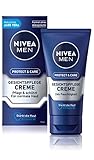 NIVEA MEN Protect & Care Gesichtspflege Creme (75 ml), beruhigende Gesichtscreme für Männer, feuchtigkeitsspendende Tagescreme mit Aloe Vera und Pro Vitamin B5