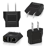 Clomnpe Reiseadapter USA,4 Stück Adapter USA,USA Adapter Steckdose Typ A,Adapter USA Deutschland Stecker,EU to US Adapter,US Adapter Steckdose,Steckdosenadapter USA,Stromadapter US/Kanada/Mexiko/Japan