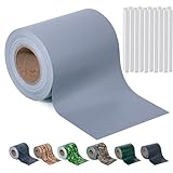 Sichtschutzstreifen Zaun 35 m x 19 cm inkl.20 Clips, Sichtschutz Zaunfolie PVC Sichtschutzstreifen Doppelstabmatten für Gartenzaun, Balkon/Diverse Farben