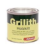 ADLER Grilith Holzkitt Spachtelmasse Kitt für Holz Möbel Basteln Reparieren Weiß 200 ml