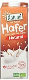 Natumi Haferdrink Natural Ungesüßt, Hafer Drink zum Backen Kochen, Neutral, 1000 ml (12er Pack)