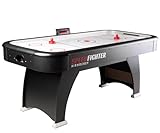 Bandito Airhockey SpeedFighter inkl. Pucks und Pusher, leistungsstarkes Gebläse, Displayanzeige, elektronische Torzähler, 182x91x79 cm