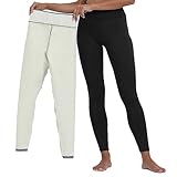 Strandhose in Übergröße, für Damen, Winter, warm gefüttert, dicke Plüsch-Strumpfhose, Leggings, Thermohose, Herren, Übergröße, Kostüm-Hose, Schwarz , L