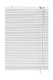 Deco Company Alu-Jalousie ohne Bohren, Zum Klemmen, Inkl. Klemmträgern, Sichtschutz, Lichtschutz, Blendschutz, Aluminium-Jalousie, Weiß, 70 x 130 cm