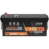 EXAKT LKW Batterie 190Ah 12V 1300A/EN ersetzt 180Ah 155ah 170Ah verschlossen wartungsfrei Starterbatterie Schlepper Traktor