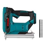 ONEVAN Akku Tacker Nagelpistole Kompatibel mit Makita 18V, Elektrotacker Akku Nagler Tackerpistole für 4mm Nägel, inkl. 100 Nägel, für Polsterei, Textilien befestigen und Holzbearbeitung