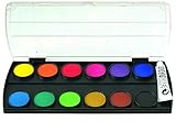 Pelikan Kreuzer 721233 Deckfarbkasten mit 12 Farben und Deckweiss, 1 Stück