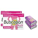 Buscopan PLUS Filmtabletten 2 x 10 St, mit 2 x Allegra Taschentücher - Schnelle Linderung bei Regelschmerzen & Starken Beschwerden, Zweifach Wirkung: Krampflösend und Schmerzstillend, Wirkt in 15 Min.