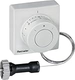 TA Heimeier 2802-00.500 Thermostat-Kopf F mit Ferneinsteller mit eingebautem Fühler, Kapillarrohr 2 m