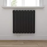 ELEGANT Design Heizkörper 630x616mm Einlagig Badezimmer/Wohnraum Seitenanschluss Antrazit Flachheizkörper Badheizkörper Radiator