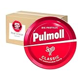 10erPack Pulmoll 75g Classic Rot die Pastille Hustenbonbons Menthol und Honig mit Geschenk von Pere's Candy