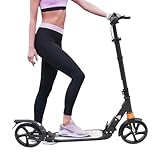 Erwachsene Faltbarer Scooter, Handbremse Cityroller Tretroller Bike Roller Erwachsene Tragkraft 100KG 94 * 38 * 30cm