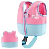 Kinder Mädchen Junge Schwimmlernweste, Schwimmhilfe Schwimmen Jacket für Kleinkinder Alter 1-6 mit Einstellbare Sicherheits Straps (KS-PB, 3-6)