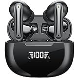 Kopfhörer Kabellos Bluetooth 5.3, In Ear mit 4 ENC Mikrofon Bluetooth Kopfhörer, 40 Std Stereo Kabellose Kopfhörer Noise Cancelling Earbuds, USB-C, IP7 Wasserdicht Ohrhörer für Arbeit Reisen Sport