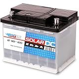 BIG Solarbatterie 12V 80Ah C100 (Versorgungsbatterie) - Professional Solar DC Batterie (12 Volt) für Photovoltaik-Inselanlage & Solaranlage für Wohnmobil, Gartenhaus, Camping & Co.