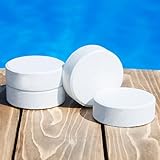 Effektiver Pool Chlortabletten,Pool Chlortabletten,Multifunktions Pool Chlortabletten,zur dauerhaften Chlorung von Pool und Schwimmbad und Effektiv, 800g(200g*4Pcs)