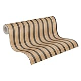 A.S. Création PintWalls II Vliestapete mit Wandpaneelmotiv 0,53 x 10,05 m – Beige, Braun – Tapete in Holzoptik Made in Germany - 391091