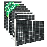 SCHWAIGER Solarmodul Set 325W MIT STÄNDERWERK Solarpanel Solaranlage Balkonkraftwerk Steckersolar Mini-PV-Anlage Photovoltaikanlage Solarmodule (8 Module)
