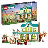 LEGO Friends Autumns Haus, Puppenhaus mit Tierfiguren und Zubehör, Mini-Puppen Autumn, Mia und Haustieren, Spielzeug für Mädchen und Jungen ab 7 Jahren, 2023 Charaktere 41730