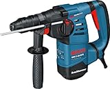 Bosch Professional Bohrhammer GBH 3-28 DFR (inkl. Maschinentuch, Schnellwechselbohrfutter 13mm, Wechselfutter SDS plus, Zusatzhandgriff, Fetttube, Handwerkoffer )