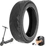 VOLOHAS 60/70-6.5 Tubeless Reifen mit Ventil für Segway Ninebot Max G30 Vorne/Hinten Scooter 10 Zoll Ersatzräder Hochelastische Ersatz Reifen mit Live-Kleber Reparierbar Pannensicher (1 PCS)