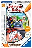 Ravensburger tiptoi 00525 Ratespaß auf Reisen, Spiel für 1-3 Kinder ab 4 Jahren, Praktisch für Unterwegs - Sachwissen zu den Themen Straßenverkehr und Verkehrssicherheit