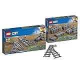LEGO Weichen 60238 City Spielzeugeisenbahn City Schienen (60205), Kinderspielzeug