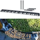 GARDENIX Rasenkante Beeteinfassung Beetumrandung Raseneinfassung Pflastersteine Mähkante + 3 Nägel pro Meter (Rasenkante 45 mm x 80 mm, 4 Meter)