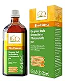 livQ Bio-Essenz pur - Fermentiertes Naturkonzentrat, Mit Vitamin B12 für ein normales Immunsystem, Fruchtig-saurer Geschmack mit 31 Zutaten, Glutenfrei, Mit Milchsäurebakterien, 250ml